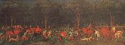 unknow artist The Hunt of all 15th-century oil painting reproduction